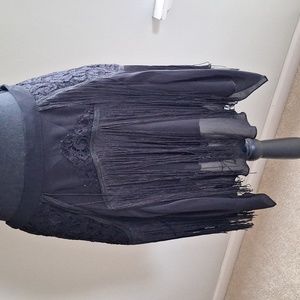 Black Skirt with Tassles